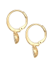 Elli Ohrringe Brass Plättchen in Gold