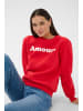 Kaffe Sweatshirt KAmila Loose fit in True Red