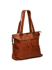The Chesterfield Brand Rome Shopper Tasche Leder 38 cm Laptopfach cognac