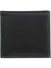 DuDu Flavio Geldbörse Leder 9.5 cm schwarz