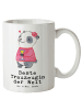 Mr. & Mrs. Panda XL Tasse Panda Beste Trauzeugin der Welt mit Sp... in Weiß