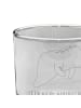 Mr. & Mrs. Panda Tumbler Glas Seekuh Chillen mit Spruch in Transparent