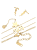 faina Women Jewelry Set in gold