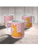 Mr. & Mrs. Panda Kindertasse Einhorn Wunsch ohne Spruch in Rot Pastell