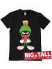 Looney Tunes  T-Shirt "Marvin The Martian Attitude Big & Tall T-Shirt" in Schwarz