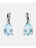 Diamant L'éternel Ohrstecker aus 375 Weißgold mit Topas