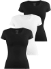 Janice Nysa in Schwarz/Weiß/Schwarz