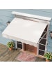 COSTWAY Klemmmarkise 200 cm ohne Bohren in Beige