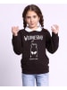 Wednesday Sweatshirt Wednesday mit Kragen in Schwarz