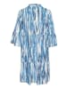 Kaffe Kleid KAarina A-shape in Blue Abstract Print