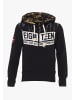 PLUS EIGHTEEN Herren Kapuzenpullover in Schwarz