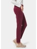 GOLDNER Hochwertige Sportsamthose in trendstarker Form in portwein