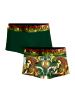 Muchachomalo 2er-Set: Boxershorts in Multicolor/Green