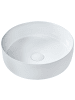 Beliani Waschbecken CALIG in Weiß - (W) 36 x (H) 12 x (L) 36 cm