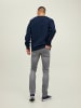 Jack & Jones Basic Sweater Langarm Shirt Rundhals Pullover JJESTAR in Navy