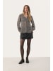 PART TWO Langarm-Bluse DittePW Gerade Passform in Black Leaf Print