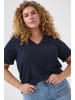 KAFFE curve T-shirt KCedina Loose fit in Midnight Marine