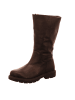 Esgano Damenlangschaftstiefel warm flach  in  Schwarz