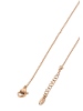 faina Women Chain Necklace in Rose Gold  Pink