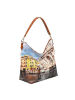 Y Not? Yesbag Schultertasche 31 cm in rainbow rome