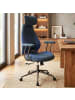 COSTWAY Ergonomischer Bürostuhl in Blau