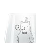 Mr. & Mrs. Panda Kerzenhalter Glas Bär Geburtstag ohne Spruch in Transparent