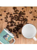 Mr. & Mrs. Panda Kaffeebecher Gastgeschenke Freude mit Spruch in Meeresbrise