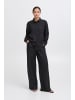 ICHI Casual Hose IXREMI Loose fit in Black w. pinst.