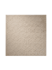 Beliani Kurzflor GANNETT in Beige - (W) 160 x (L) 160 cm
