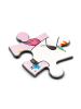 Mr. & Mrs. Panda Puzzle Einhorn Woodstock ohne Spruch in Rot Pastell
