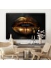 MuchoWow Leinwand bilder Goldene Lippen (BxH)