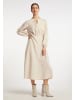 usha WHITE LABEL Kleid Langarm Maxi in Creme