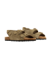 Divine Factory Leder-Pantoletten Noga Mistral BS Edge Braun