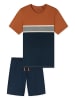 Schiesser Schlafanzug Casual Nightwear in Admiral
