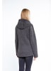 ICEBOUND Strickfleecejacke in Grau Melange