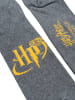 Harry Potter 4er Pack Harry Potter Hogwarts Socken Sneaker Strümpfe in grau