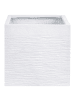 Beliani Outdoor Blumentopf PAROS in Weiß - (W) 40 x (H) 38 x (L) 40 cm
