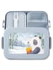 Mr. & Mrs. Panda Snackbox Panda Winter Pommes Design ohne Spruch in Blau Pastell