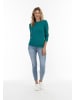 Usha Damen Strick Pullover in Smaragdgrün