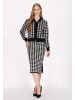 DreiMaster Klassik Cardigan in Schwarz Wollweiss