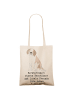 Mr. & Mrs. Panda Shopping Tasche Bernhardiner Treue mit Spruch in Creme