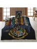 Harry Potter Harry Potter Bettwäsche 140x200 cm + Kissenbezug 65x65 cm Baumwolle in Schwarz