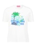 Betty Barclay Basic Shirt mit Aufdruck in Patch White/Blue