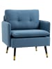 HOMCOM Sofa-76L x 68B x 80H cm-Blau