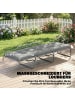 Outsunny Sitzkissen,65L x 198B x 13H cm,Hellgrau