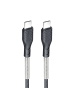 COFI 1453 Forcell F-Energy USB-C auf USB-C Kabel 100W Carbon Schwarz 1m in Schwarz