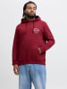 JACK & JONES PLUS Kapuzenpullover in Tibetan Red