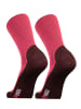 UphillSport Walking-Socken 'WINTER XC' 2er Pack in Pink/grey