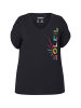 Ulla Popken Shirt in schwarz