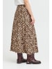 Pulz Rock PZCHARLOTTE Regular fit in Brown Animal Printed